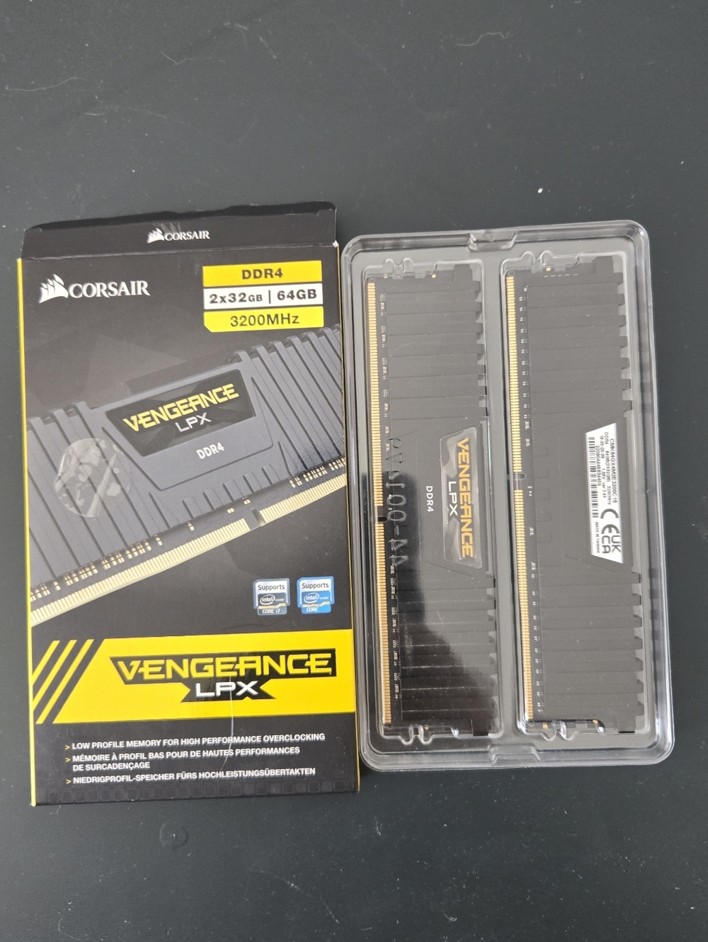 Corsair VENGEANCE LPX 64GB (2 x 32GB) DDR4 Desktop Memory